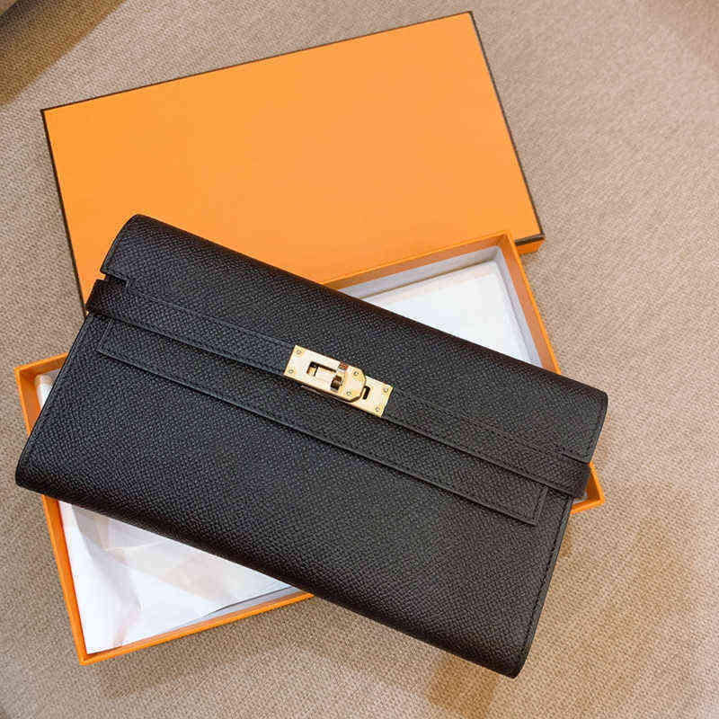 Kelys Designer Herme Handbags go WOC Kellies long Purse Mini women's real leather Single Shoulder Messenger, Black gold button
Kelys Designer Herme Handbags go WOC Kellies long Purse Mini women's real leather Single Shoulder Messenger, Black gold button