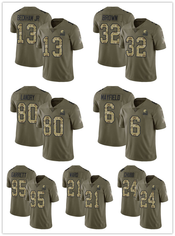 Jersey Cleveland''Browns''MEN WOMEN YOUTH Deshaun Watson Amari Cooper Myles Garrett Limited Football Olive Camo 2017 Salute to Service
Jersey Cleveland''Browns''MEN WOMEN YOUTH Deshaun Watson Amari Cooper Myles Garrett Limited Football Olive Camo 2017 Salute to Service