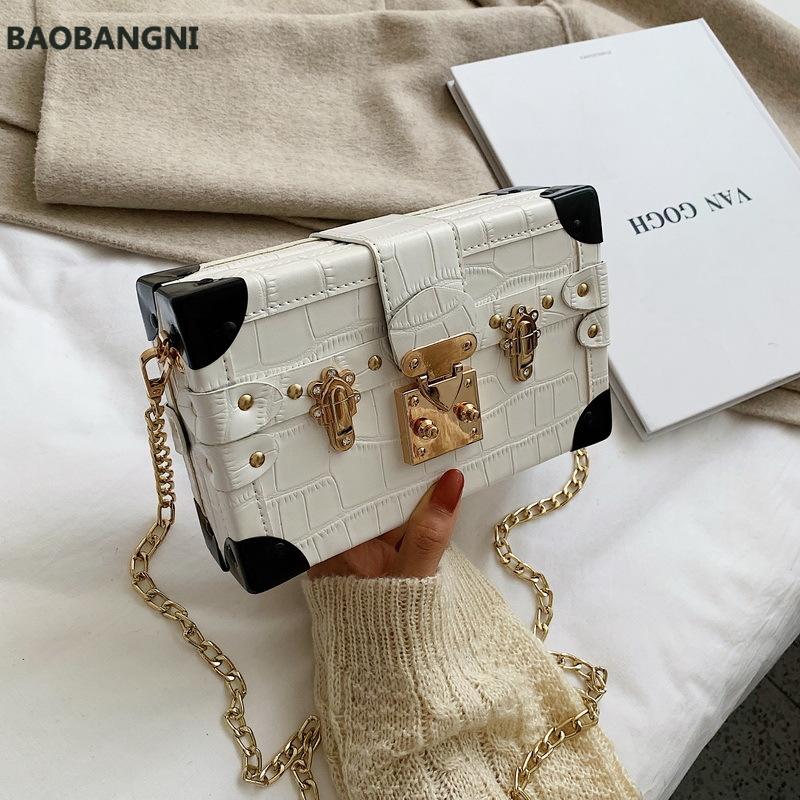 Bags Women Handbag Summer Fashion Chain Crocodile Pattern Crossbody Messenger Bag Vintage Box Small Square Shoulder Bag, Black
Bags Women Handbag Summer Fashion Chain Crocodile Pattern Crossbody Messenger Bag Vintage Box Small Square Shoulder Bag, Black