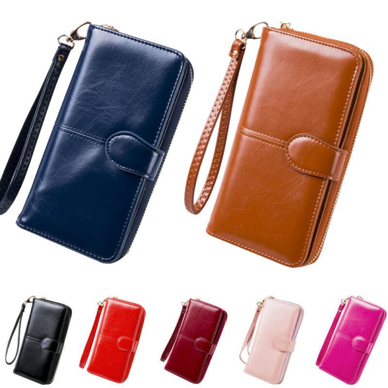 Wallets Colors Women's Long Leather Clutch Solid Wallet Large Capacity Purse Card Holder ZipperWallets, Black
Wallets Colors Women's Long Leather Clutch Solid Wallet Large Capacity Purse Card Holder ZipperWallets, Black