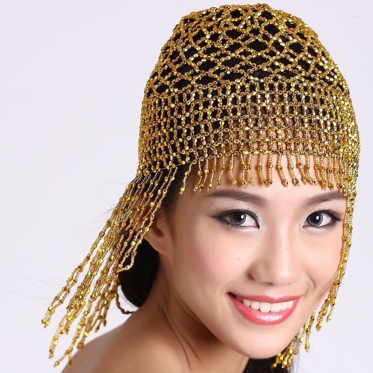 Stage Wear Women's Belly Dance Tassel Hat Gypsy Hair Accessory Gold Silver Stretch Fringed Beaded CapStage
Stage Wear Women's Belly Dance Tassel Hat Gypsy Hair Accessory Gold Silver Stretch Fringed Beaded CapStage
