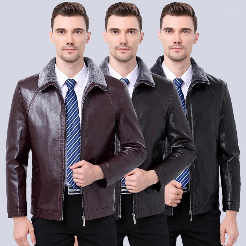 Men's Leather & Faux Haining Fur One Male Sheep Pipi High-end Jacket Lapel Lambs Wool Warm Coat, Black
Men's Leather & Faux Haining Fur One Male Sheep Pipi High-end Jacket Lapel Lambs Wool Warm Coat, Black
