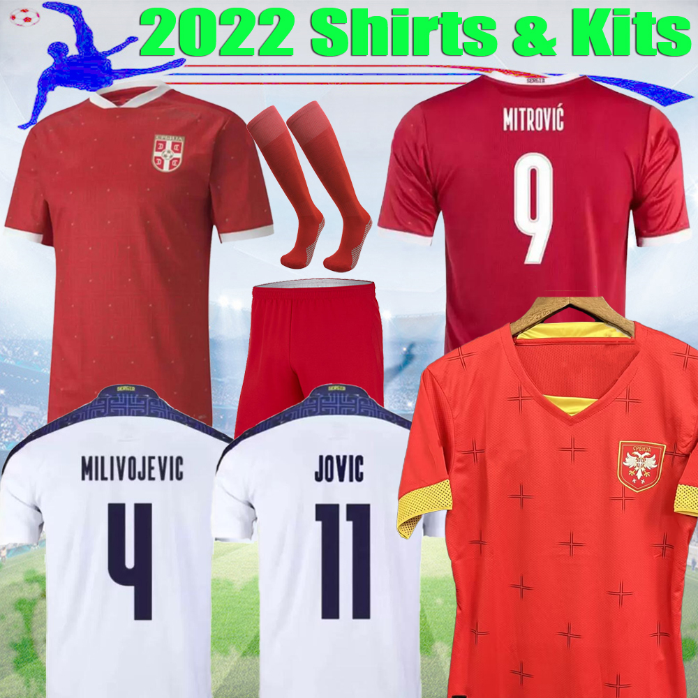 2022 World Cup SERBIA Soccer Jersey Vlahovic MILIVOJEVIC MITROVIC Kostic TADIC KOLAROV SERGEL JOVIC Men KIT national team Football Shirt uniforms s-xxl top thailand, 2022 home fans
2022 World Cup SERBIA Soccer Jersey Vlahovic MILIVOJEVIC MITROVIC Kostic TADIC KOLAROV SERGEL JOVIC Men KIT national team Football Shirt uniforms s-xxl top thailand, 2022 home fans