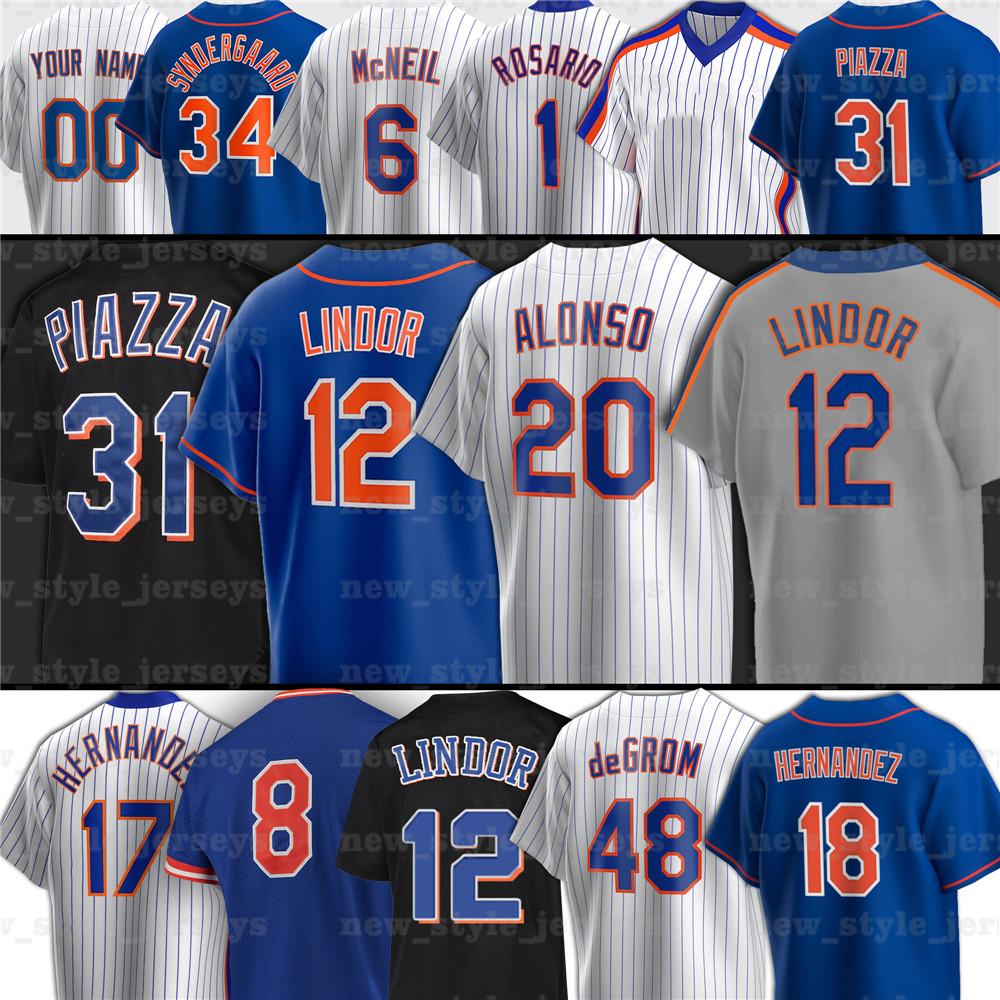 12 Francisco Lindor 20 Pete Alonso Baseball Jersey Men 48 Jacob deGrom New Keith Hernandez York Mike Piazza JEFF MCNEIL Mets b1, Men(da du hui)
12 Francisco Lindor 20 Pete Alonso Baseball Jersey Men 48 Jacob deGrom New Keith Hernandez York Mike Piazza JEFF MCNEIL Mets b1, Men(da du hui)