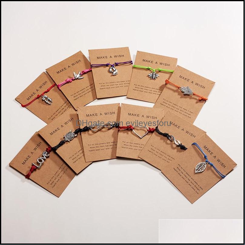 Charm Bracelets Jewelry Rinhoo 10X7.5Cm Make A Paper Card Adjustable Animal Plant Pendant Woven Bracelet For Womens Fashion Dhm8X
Charm Bracelets Jewelry Rinhoo 10X7.5Cm Make A Paper Card Adjustable Animal Plant Pendant Woven Bracelet For Womens Fashion Dhm8X