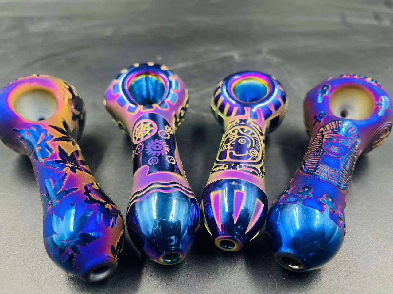4.7'' Glass water pipes Mini Hookah Bong Smoking Electroplating Hand creative Pipe wax oil rigs
4.7'' Glass water pipes Mini Hookah Bong Smoking Electroplating Hand creative Pipe wax oil rigs