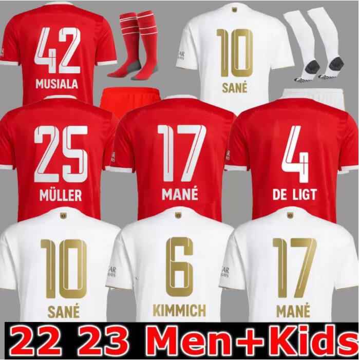 22 23 MANE soccer jersey GRAVENBERCH SANE BAYERN MUNICH Mazraoui MULLER DAVIES KIMMICH football shirt 2022 2023 Camiseta de futbol men kids kit uniform, 22/23 away
22 23 MANE soccer jersey GRAVENBERCH SANE BAYERN MUNICH Mazraoui MULLER DAVIES KIMMICH football shirt 2022 2023 Camiseta de futbol men kids kit uniform, 22/23 away
