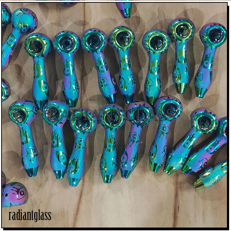 4.7'' Glass water pipes Mini Hookah Bong Smoking Electroplating Hand creative Pipe wax oil rigs
4.7'' Glass water pipes Mini Hookah Bong Smoking Electroplating Hand creative Pipe wax oil rigs