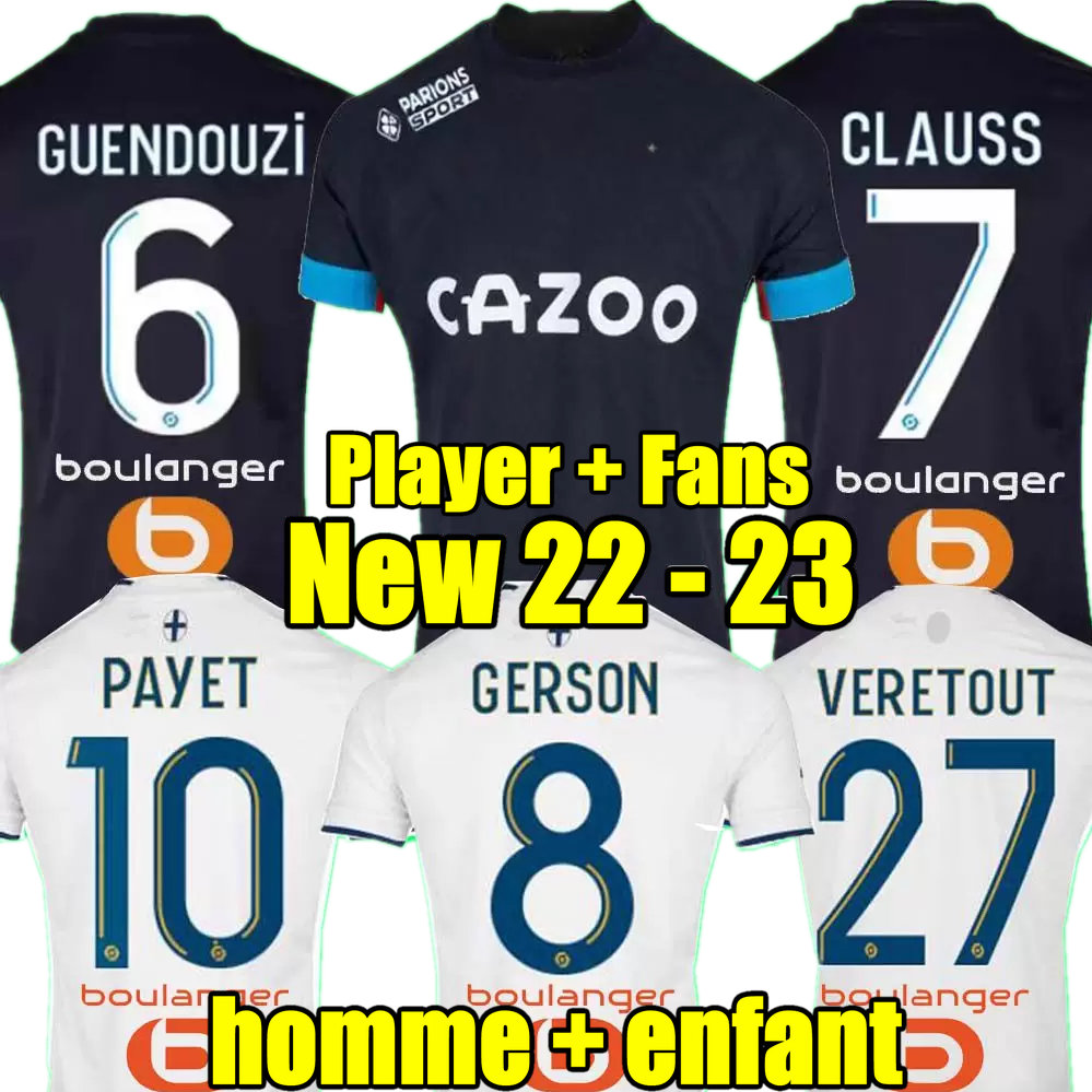 ALEXIS PAYET 22 23 Soccer jerseys GERSON milik maillot de foot FANS player 2022 2023 Under GUENDOUZI man KIDS football shirt hommes enfants Marseille SALIBA PAPIN, 22/23 home aldult player
ALEXIS PAYET 22 23 Soccer jerseys GERSON milik maillot de foot FANS player 2022 2023 Under GUENDOUZI man KIDS football shirt hommes enfants Marseille SALIBA PAPIN, 22/23 home aldult player