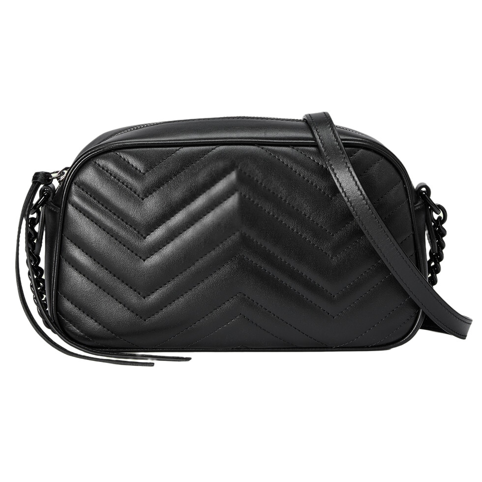 Leather Cross Body Wallet Fashion Single Shoulder Bag Top Quality Men Women Camera Bags 2 Size Zip Opening Solid Black Chain and Black Metal Lettering Design, Box
Leather Cross Body Wallet Fashion Single Shoulder Bag Top Quality Men Women Camera Bags 2 Size Zip Opening Solid Black Chain and Black Metal Lettering Design, Box