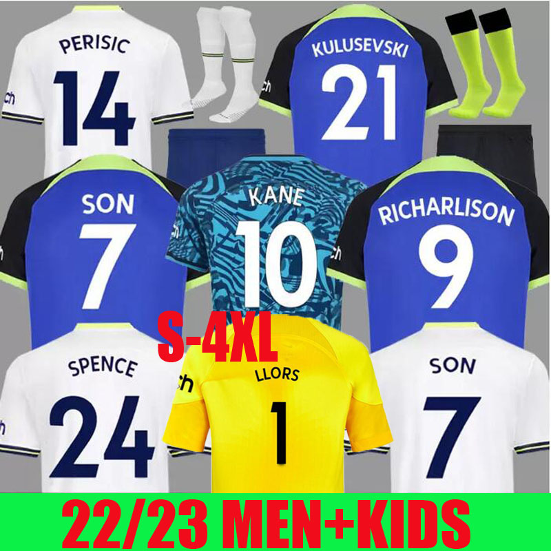 22 23 SON Soccer Jerseys 2022 2023 Bissouma Football shirt third LUCAS Loris ROMERO PERISIC SPENCE KULUSEVSKI BENTANCUR KANE RICHARLISON LENGLET SKIPP Men KIDS sarr, 22/23 home
22 23 SON Soccer Jerseys 2022 2023 Bissouma Football shirt third LUCAS Loris ROMERO PERISIC SPENCE KULUSEVSKI BENTANCUR KANE RICHARLISON LENGLET SKIPP Men KIDS sarr, 22/23 home