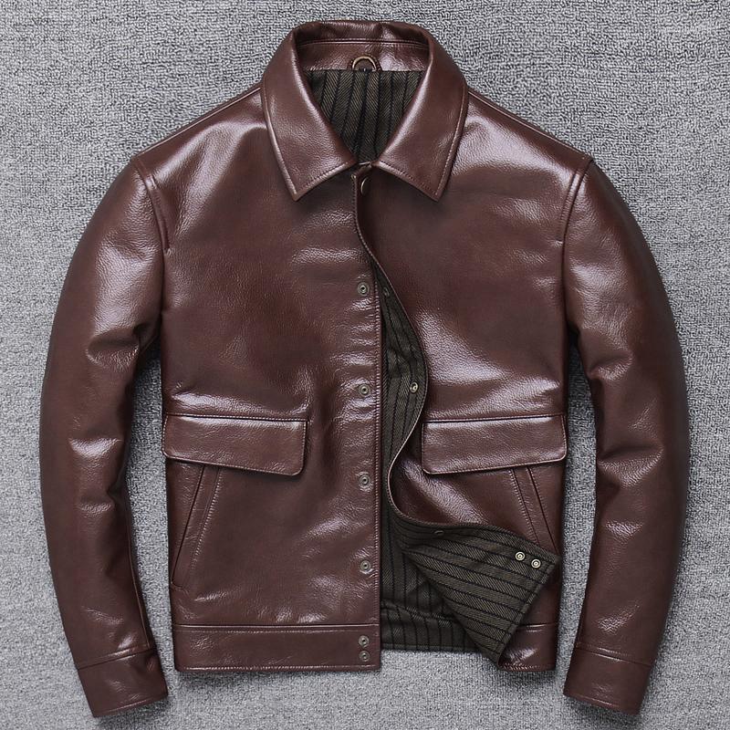 Men' Leather & Faux Autumn DAJANE Lear Man Motorcycle Jacket Lapel Cultivate Fashion Coat, Batik brown
Men' Leather & Faux Autumn DAJANE Lear Man Motorcycle Jacket Lapel Cultivate Fashion Coat, Batik brown