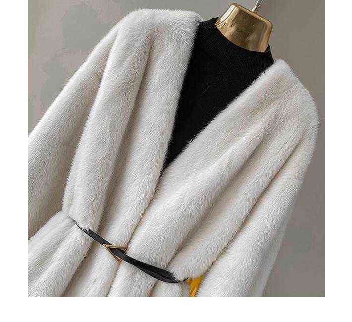 Women real mink coats female mink fur coat genuine long fur coat ladies winter clothes oversize 6xl 5xl 7xl natura fur coats T220814