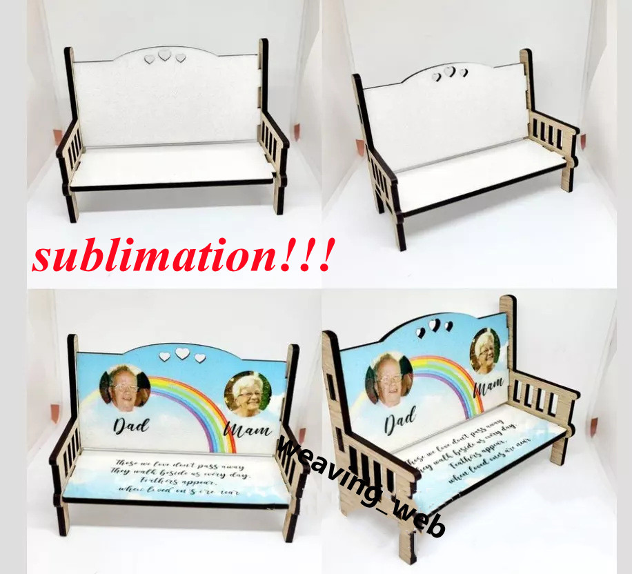 Sublimation MDF memorial benches blank wooden ornament Heat Transfer Home Accessories 3 style can choose
Sublimation MDF memorial benches blank wooden ornament Heat Transfer Home Accessories 3 style can choose