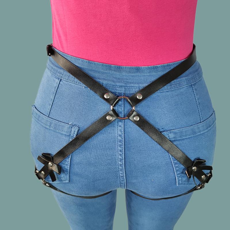 Belts Vintage Sexy Women Adjustable Leather Bowknot Body Bondage Cage Punk Sculpting Harness Waistband Straps AccessoriesBelts, Black
Belts Vintage Sexy Women Adjustable Leather Bowknot Body Bondage Cage Punk Sculpting Harness Waistband Straps AccessoriesBelts, Black