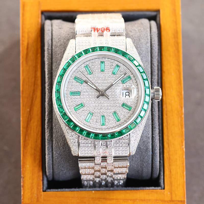 Wristwatches Diamond Watch Mens Automatic Mechanical Watch 41mm Sier Strap Stainls Steel For Men Waterproof WristWatch Montre De Luxe Busins WristWatch, Color6
Wristwatches Diamond Watch Mens Automatic Mechanical Watch 41mm Sier Strap Stainls Steel For Men Waterproof WristWatch Montre De Luxe Busins WristWatch, Color6