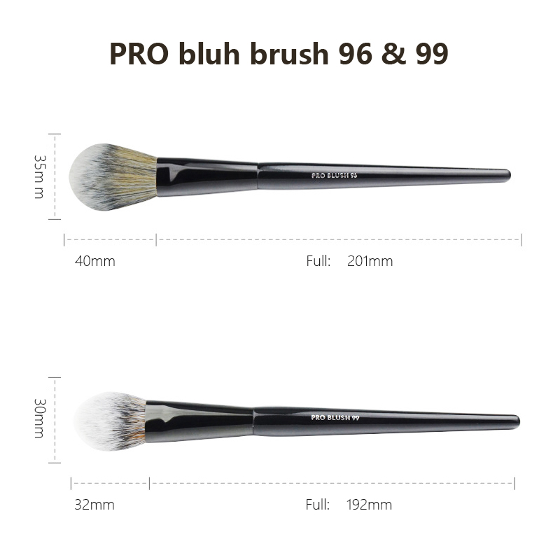 Black Pro Blush Makeup Brushes 96 99 - High-quality Soft Synthetic Powder Blusher Beauty Cosmetics Tools z2505275M7E