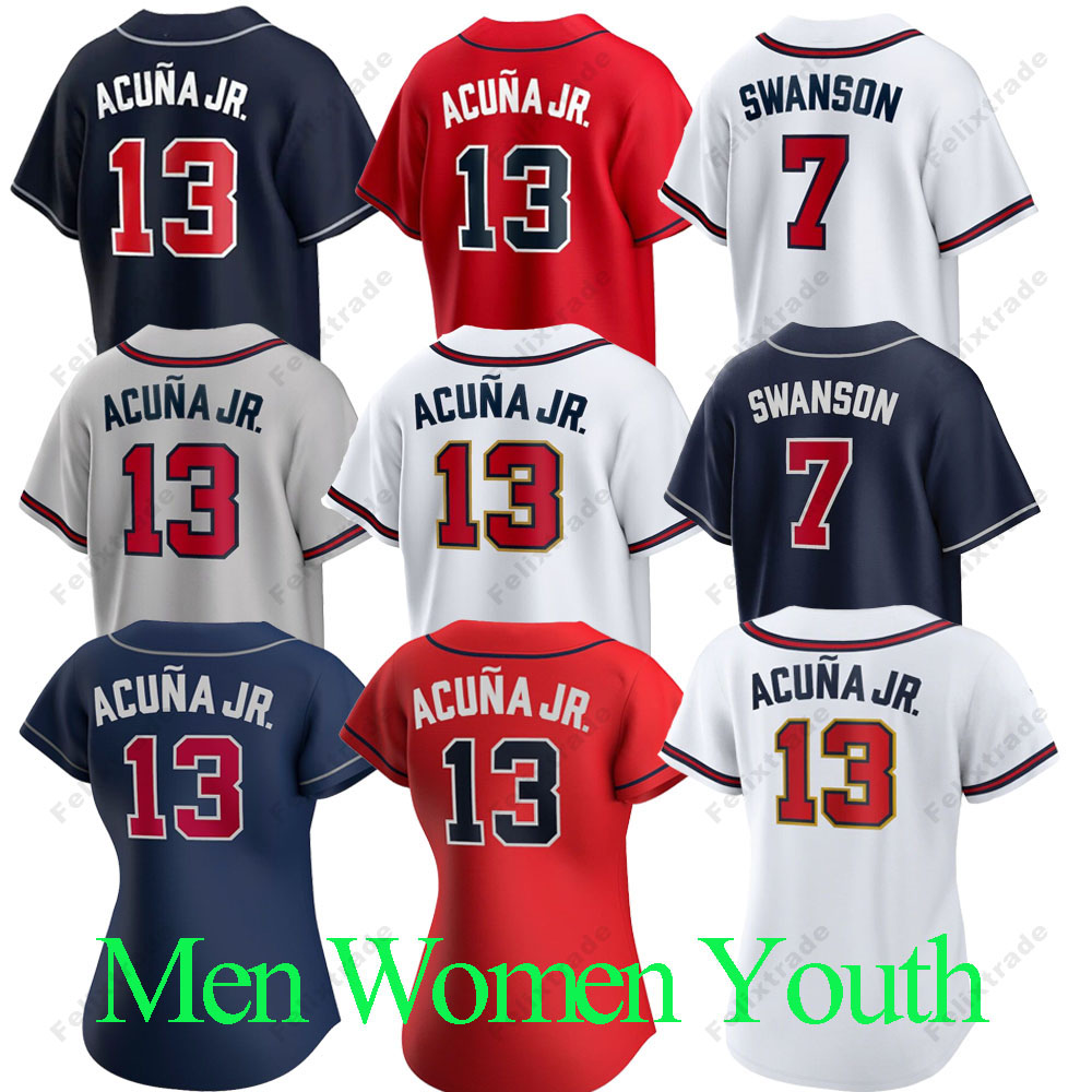 7 Dansby Swanson 2022 Gold Program Braves Jersey Ronald Acuna Jr. Vaughn Grissom Austin Riley Matt Olson Eddie Rosario Max Fried Adam Duvall Ozzie Albies Manny Pina, Cream youth cool base
7 Dansby Swanson 2022 Gold Program Braves Jersey Ronald Acuna Jr. Vaughn Grissom Austin Riley Matt Olson Eddie Rosario Max Fried Adam Duvall Ozzie Albies Manny Pina, Cream youth cool base