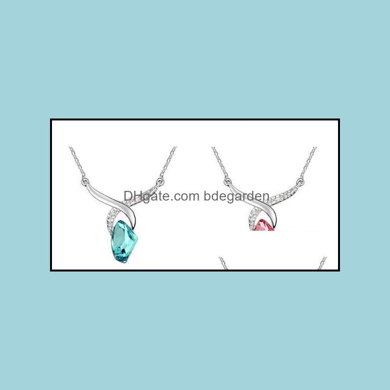 Pendant Necklaces Pendants Jewelry Fashion-Shaped Austrian Crystal Necklace Luxury Clavicle Chain Women Ro Dho40
Pendant Necklaces Pendants Jewelry Fashion-Shaped Austrian Crystal Necklace Luxury Clavicle Chain Women Ro Dho40