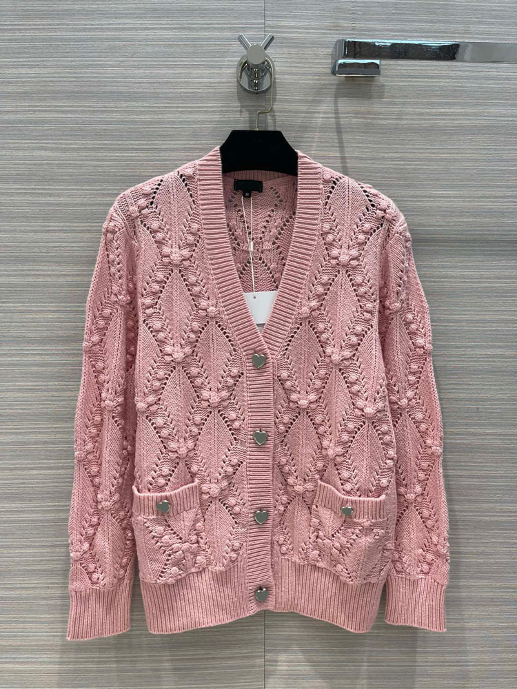 803 2022 Milan Runway Autumn Summer Brand Same Style Sweater Long Sleeve V Neck Cardigan pink White High Quality Womens meiyi
803 2022 Milan Runway Autumn Summer Brand Same Style Sweater Long Sleeve V Neck Cardigan pink White High Quality Womens meiyi
