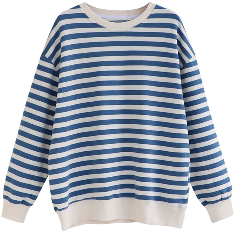 cotton stripe long sleeve Pullovers oversized harajuku hoodie spring autumn clothes sweatshirt women korean blue streetwear tops 220811, Xian 5564 lantiaowen
cotton stripe long sleeve Pullovers oversized harajuku hoodie spring autumn clothes sweatshirt women korean blue streetwear tops 220811, Xian 5564 lantiaowen