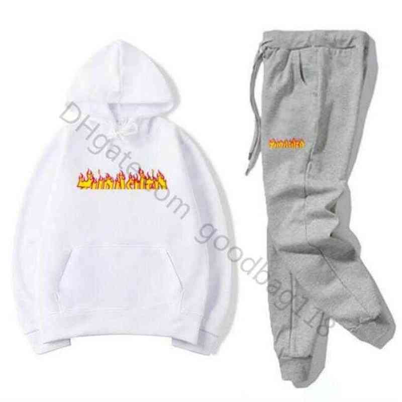 Tracksuits Mens Designer Flame Printed Sets Men's Jogging Suits Hoodies Spring Autumn Casual Unisex Brand Sportswear Sets MEN225l T220809, Color 19
Tracksuits Mens Designer Flame Printed Sets Men's Jogging Suits Hoodies Spring Autumn Casual Unisex Brand Sportswear Sets MEN225l T220809, Color 19