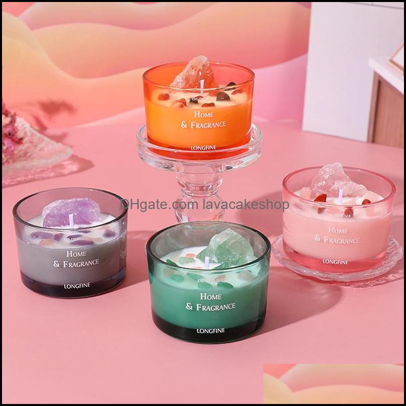 Candles Home Decor Garden Crystal Glass Candle Bathroom Deodorant Fragrance Handmade Soy Wax Aromatherapy Wholesale Drop Dhuti
Candles Home Decor Garden Crystal Glass Candle Bathroom Deodorant Fragrance Handmade Soy Wax Aromatherapy Wholesale Drop Dhuti