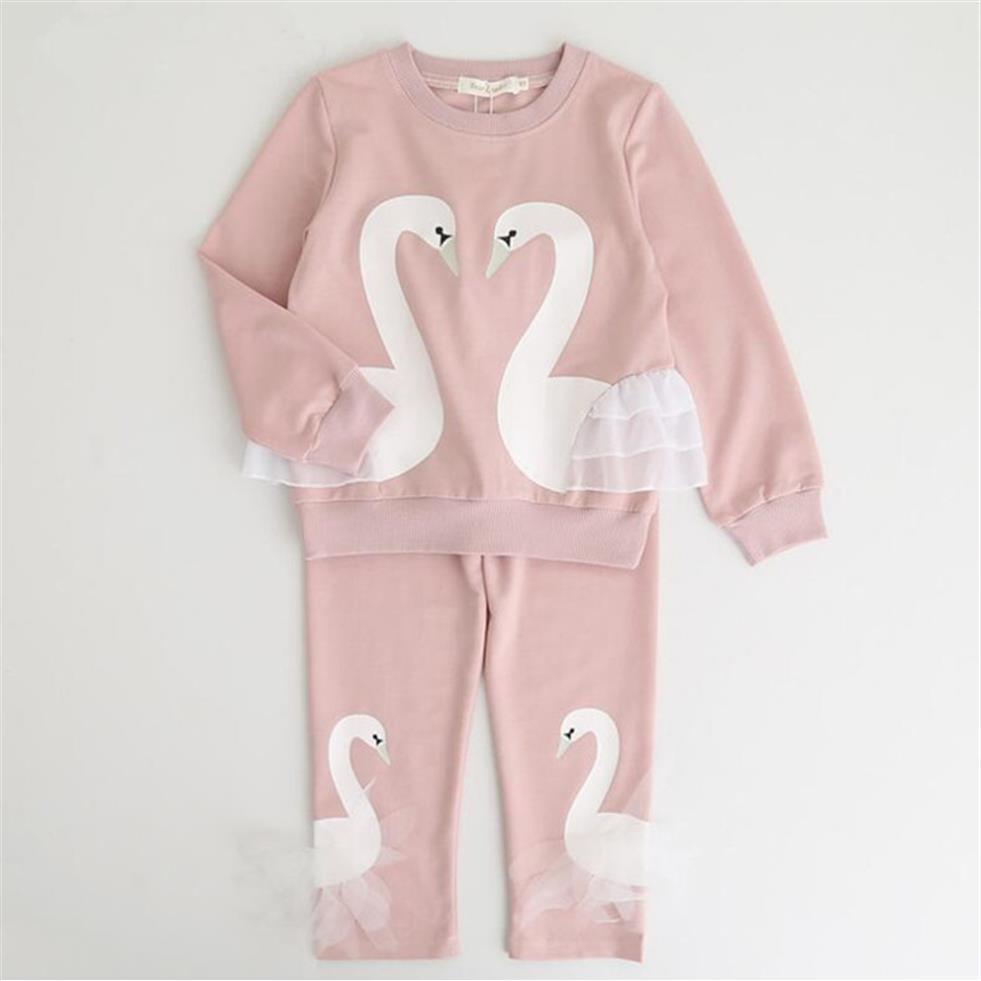 2021 autumn new fashion Girls casual Sets Baby Kids animals swan Long Sleeve Tops Tshirt Sweatshirt Pants 2pcs Suits Children Outf258B, Pink
2021 autumn new fashion Girls casual Sets Baby Kids animals swan Long Sleeve Tops Tshirt Sweatshirt Pants 2pcs Suits Children Outf258B, Pink