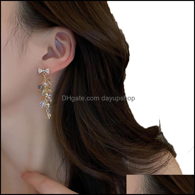 Dangle Chandelier Earrings Jewelry Shiny Bowknot Strands Crystal Long Drop Korean Style Pendientes Muje Dhbmp
Dangle Chandelier Earrings Jewelry Shiny Bowknot Strands Crystal Long Drop Korean Style Pendientes Muje Dhbmp