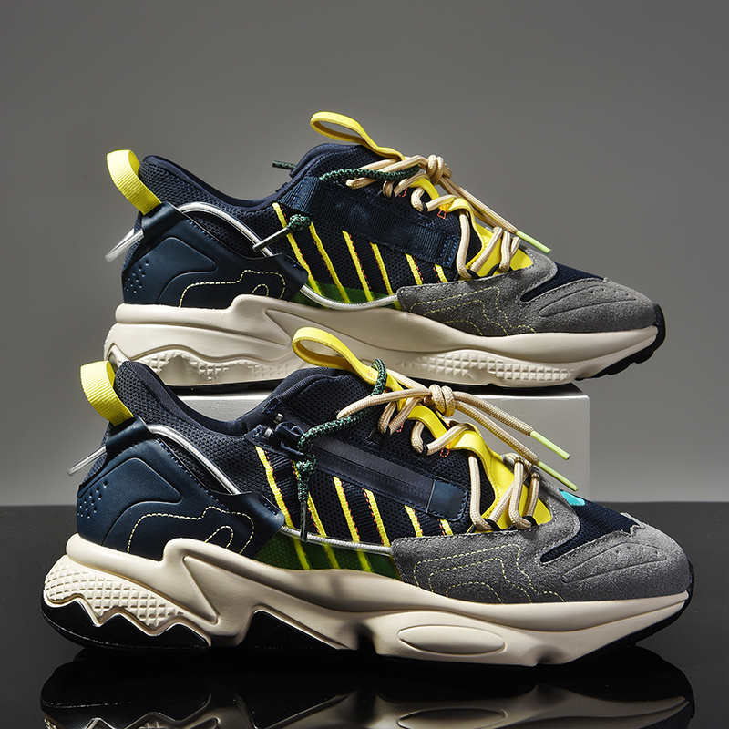 Spring Autumn Men s Casual Sneakers Streetwear Chunky Shoes Designer Platform Trainer chaussure homme 220811, Yellow blue -803
Spring Autumn Men s Casual Sneakers Streetwear Chunky Shoes Designer Platform Trainer chaussure homme 220811, Yellow blue -803
