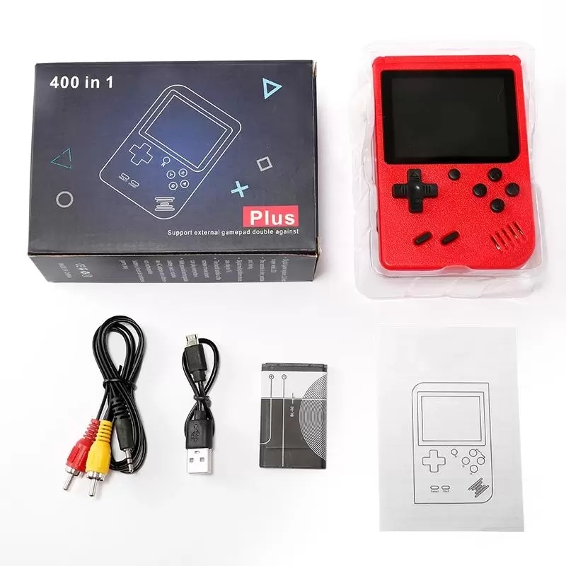 Retro Portable Mini Handheld Video Game Console 8-Bit Color LCD Kids Color Game Player with 400 games
Retro Portable Mini Handheld Video Game Console 8-Bit Color LCD Kids Color Game Player with 400 games