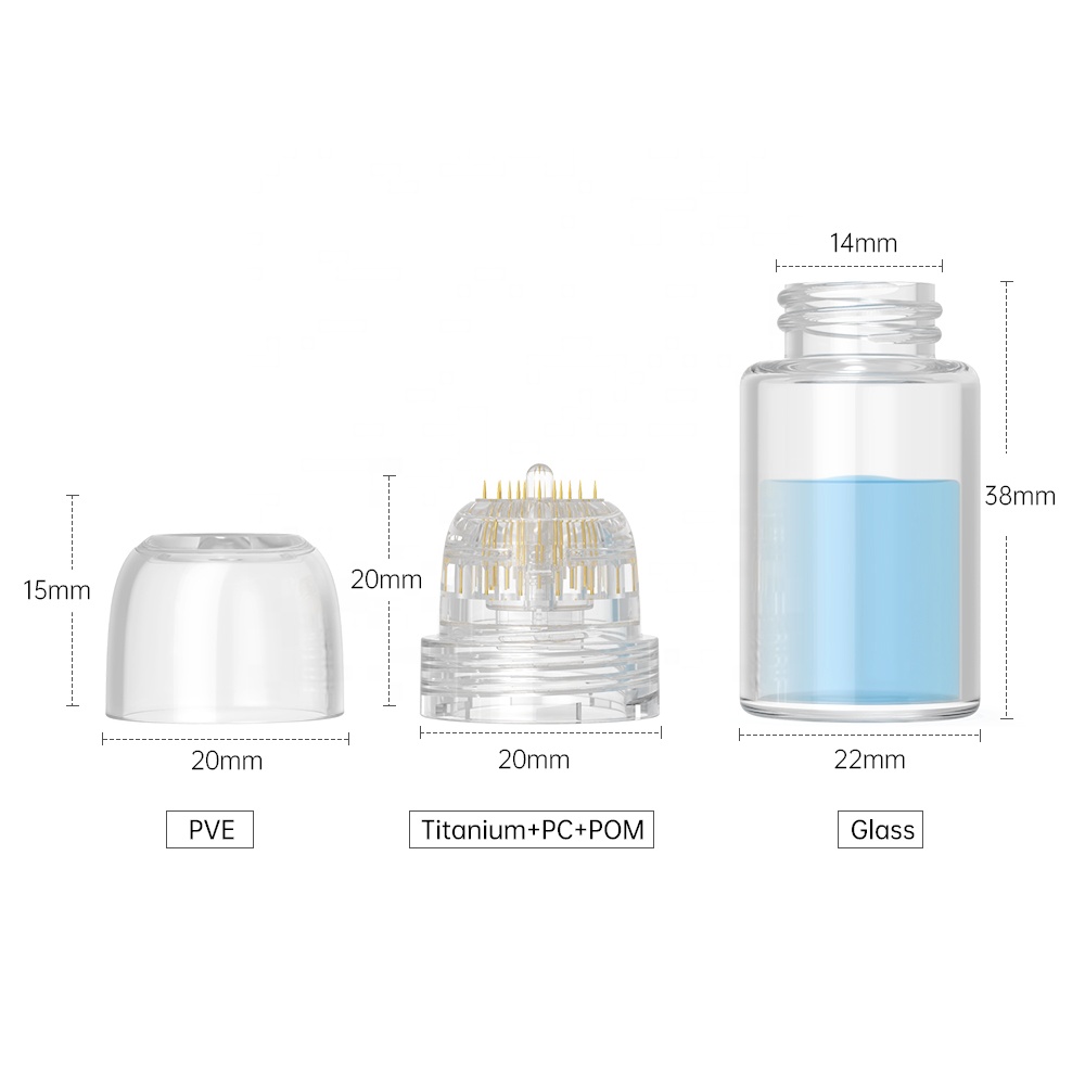 Hydra Needle 20 Serum Applicator Aqua Gold Microchannel MESOTHERAPY Tappy Nyaam Nyaam Fine Touch Microneedle Roller 20 Pieces 0.6mm
Hydra Needle 20 Serum Applicator Aqua Gold Microchannel MESOTHERAPY Tappy Nyaam Nyaam Fine Touch Microneedle Roller 20 Pieces 0.6mm