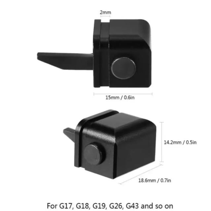 Tactical Adjustment Aluminium alloy Automatic Selector Switch for Glock/17/18/19/ Sear and Modification Required G26, Customize
Tactical Adjustment Aluminium alloy Automatic Selector Switch for Glock/17/18/19/ Sear and Modification Required G26, Customize