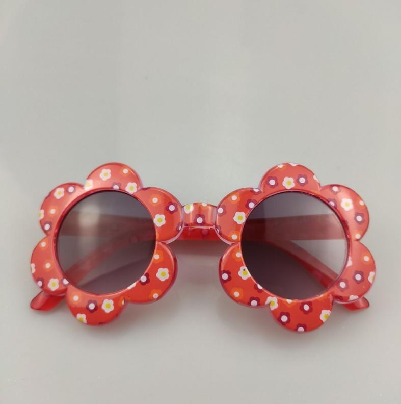 2022 New Flower Round Cute Kids Sunglasses for Boy Girls Toddler Lovely Baby Sun Glasses Children Oculos De Sol H260130