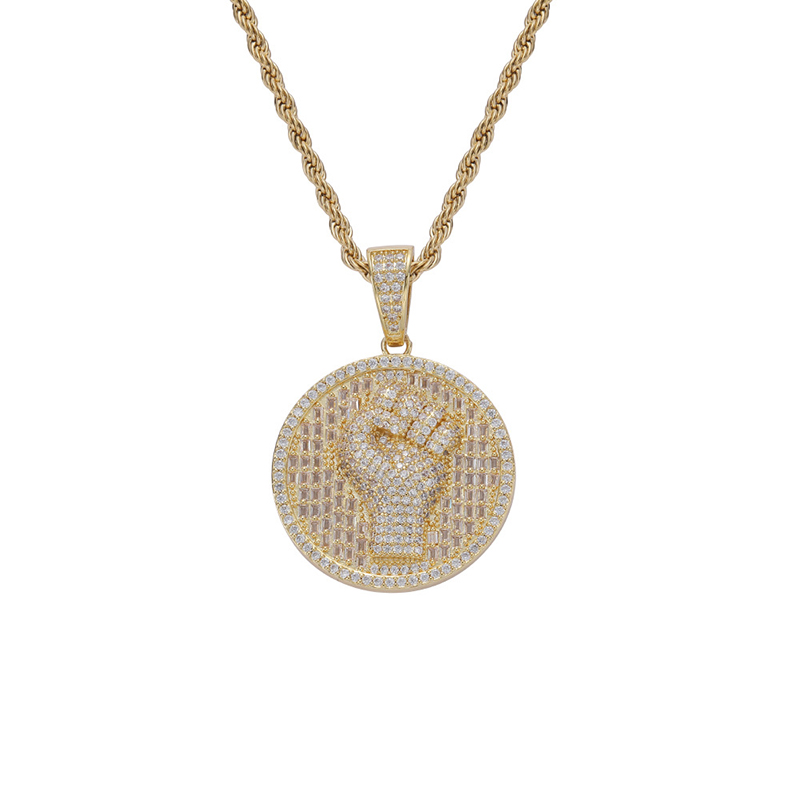 Pendant Necklaces Hip Hop Micro Paved Cubic Zirconia Bling Iced Out Fist Power Pendants For Men Rapper JewelryPendant
Pendant Necklaces Hip Hop Micro Paved Cubic Zirconia Bling Iced Out Fist Power Pendants For Men Rapper JewelryPendant