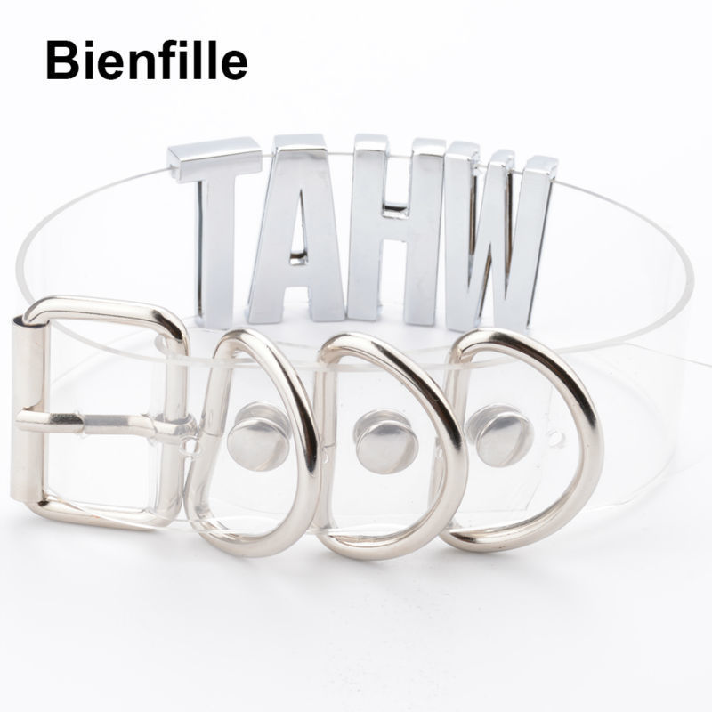 Handmade Women Girl Gold Customized Custom Cosplay WHAT Word Name Collar Choker Kawaii Clear PVC Leather Choker Necklace Men 220818