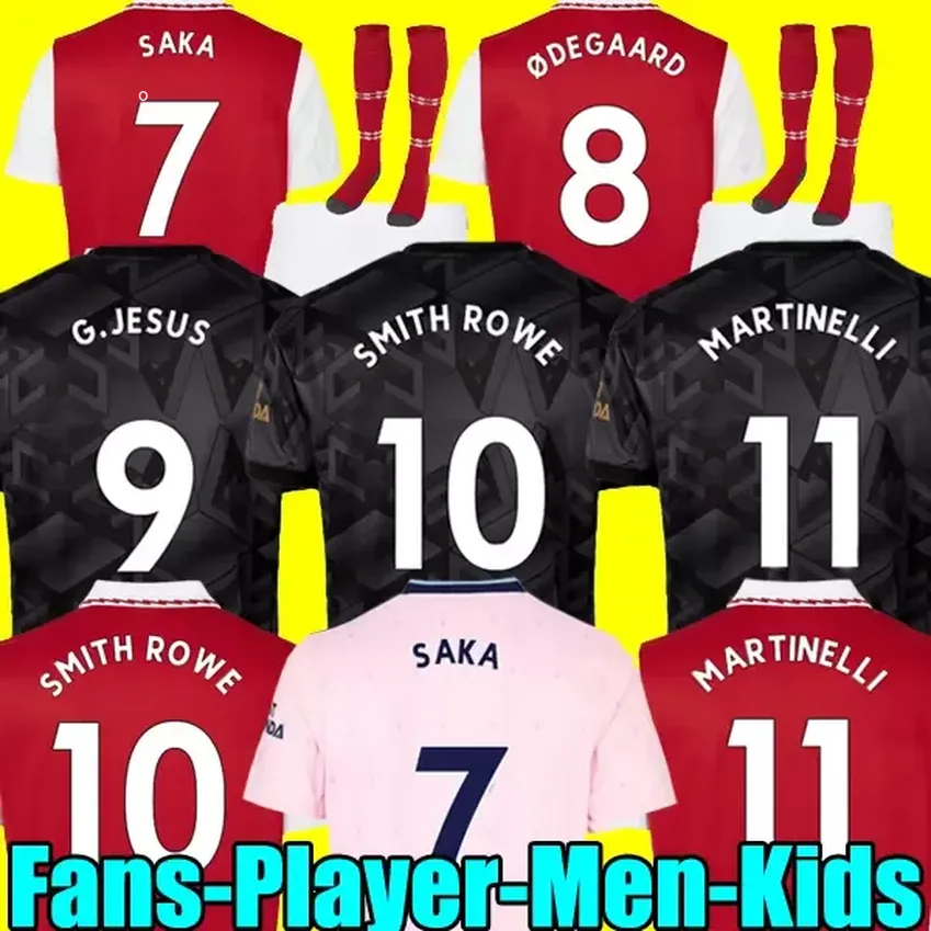 21 22 23 SMITH ROWE G.JESUS SAKA soccer jersey Fans Player version ODEGAARD NKETIAH MARTINELLI TIERNEY football kits shirt Men Kids sets uniforms 591, 2023 men home
21 22 23 SMITH ROWE G.JESUS SAKA soccer jersey Fans Player version ODEGAARD NKETIAH MARTINELLI TIERNEY football kits shirt Men Kids sets uniforms 591, 2023 men home