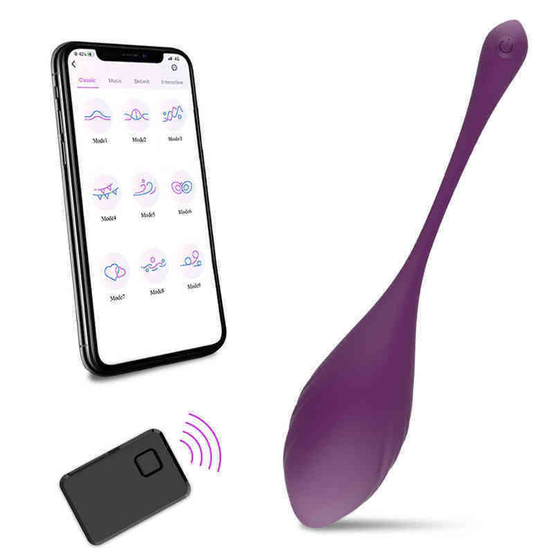 Nxy Eggs Fun Egg Skipping All Plastic App Wireless Remote Control 9-frequency Vibration Adult Products 0517