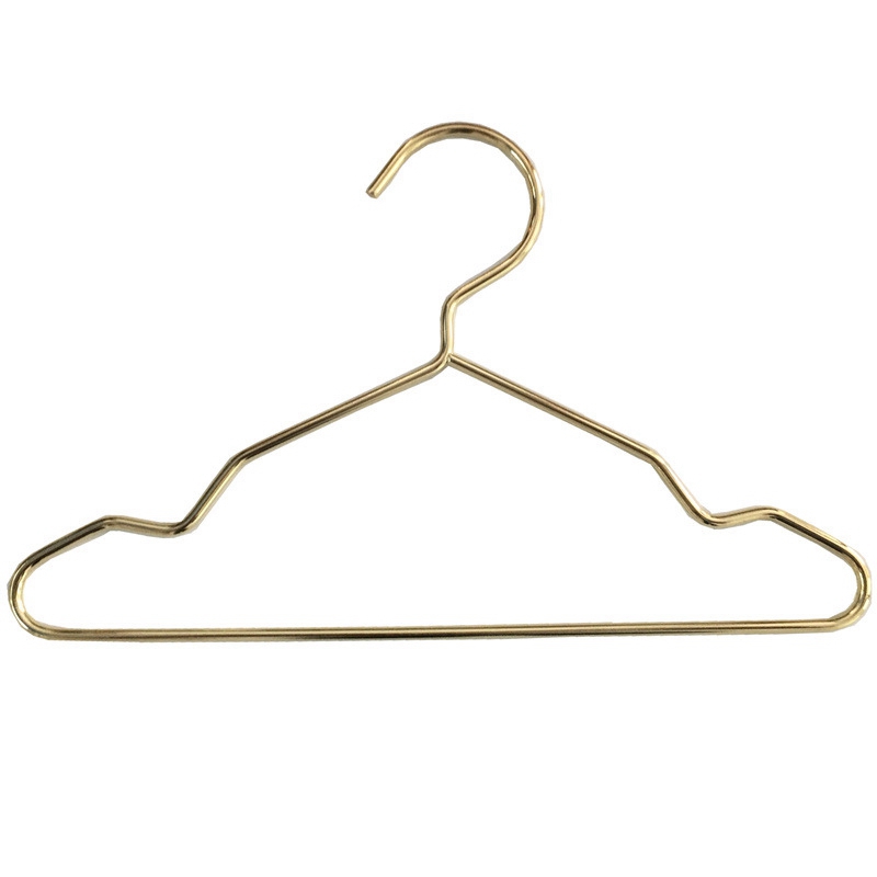 Wholesale 25cm 20cm 15cm 12cm Pet Gold Metal Clothes Shirts Hanger Rack Small Strong Coats Hanger For Dog