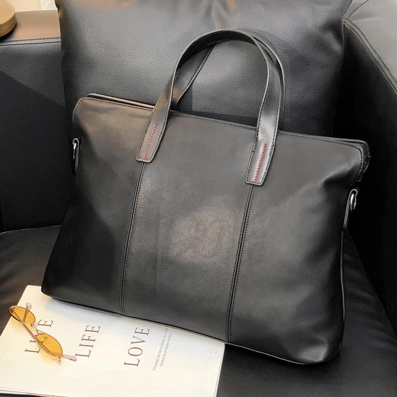 Briefcases Men's Solid Black Men Handbag Business Office Laptop Bag Large Capacity Shoulder Women's Briefcase LeatherBriefcases
Briefcases Men's Solid Black Men Handbag Business Office Laptop Bag Large Capacity Shoulder Women's Briefcase LeatherBriefcases