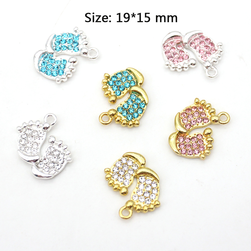 20pcs Cute Small Mix Color DIY Craft Charms For Kids Muslim Islamic Rhinestone Crystal Baby Feet Shape Pendant Charm For Bracelet /Necklace Making Jewelry
20pcs Cute Small Mix Color DIY Craft Charms For Kids Muslim Islamic Rhinestone Crystal Baby Feet Shape Pendant Charm For Bracelet /Necklace Making Jewelry