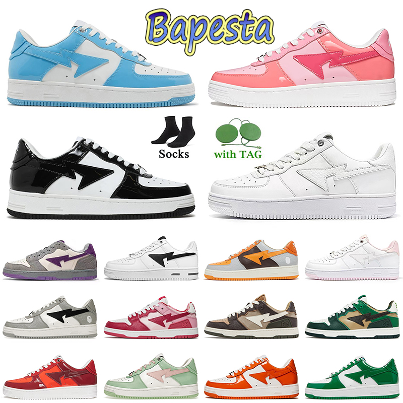 Baped Shoes Platform Bapesta Casual Sneakers Trainer Leather Black White Blue Abc Color Camo Pink Green Grey Orange 2022 Women Mens With, C27 m2 grey green 36-45
Baped Shoes Platform Bapesta Casual Sneakers Trainer Leather Black White Blue Abc Color Camo Pink Green Grey Orange 2022 Women Mens With, C27 m2 grey green 36-45