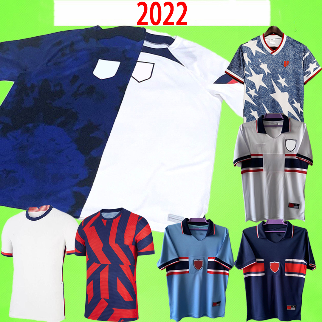 2022 UsAs America soccer jersey American 2023 PULISIC MCKENNIE 22 23 football shirt world cup uniform 1994 1995 retro vintage 94 95 United kids kit states home away, 2021
2022 UsAs America soccer jersey American 2023 PULISIC MCKENNIE 22 23 football shirt world cup uniform 1994 1995 retro vintage 94 95 United kids kit states home away, 2021
