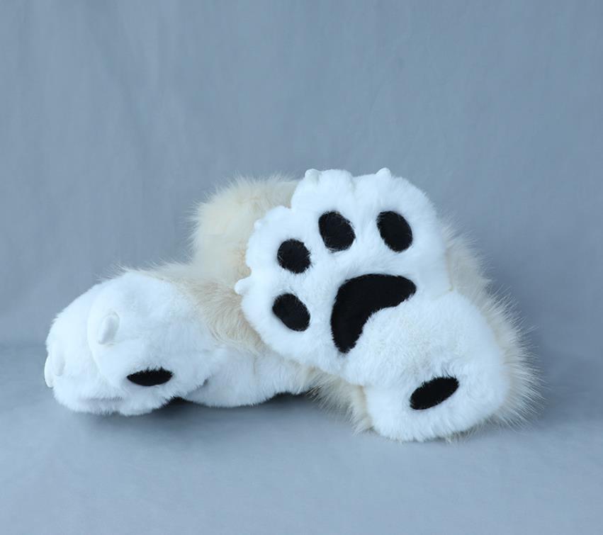 Fursuit Paws Socks Furry Boots Shose Costume Accessories Lion Bear Cat Animal Props Women Lolita Fluffy Cute Cosplay Set