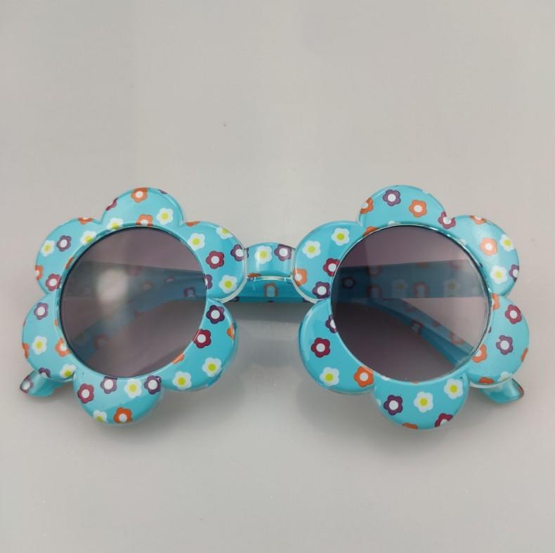 2022 New Flower Round Cute Kids Sunglasses for Boy Girls Toddler Lovely Baby Sun Glasses Children Oculos De Sol H260130