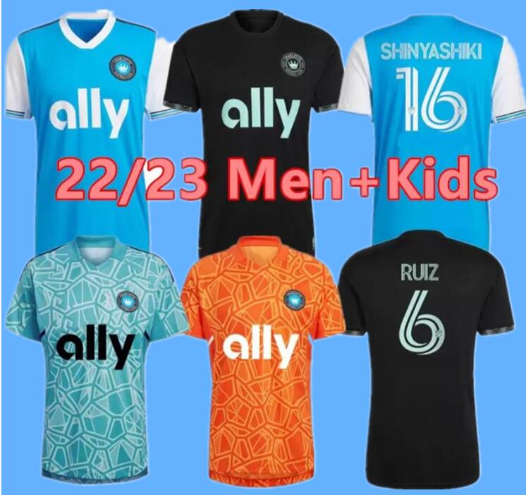 2022 2023 Charlotte FC Soccer Jersey Home away third SHINYASHIKI goalkeeper MLS 22 23 Ruiz Football Shirt ARMOUR BRANDT BRONICO ALCIVAR CORUJO FUCHS Men kids set
2022 2023 Charlotte FC Soccer Jersey Home away third SHINYASHIKI goalkeeper MLS 22 23 Ruiz Football Shirt ARMOUR BRANDT BRONICO ALCIVAR CORUJO FUCHS Men kids set