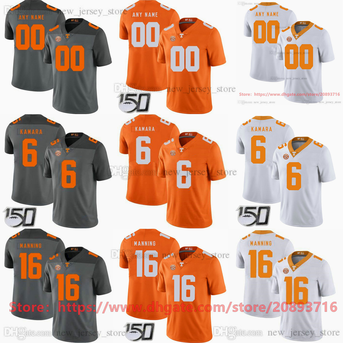 NCAA Football College 16 Peyton Manning Jersey Tennessee Volunteers 6 Alvin Kamara 92 Reggie White 14 Eric Berry 3 Gray 11 Joshua Dobbs All Stitched ROSE BOWL 150TH, Other style jersey. send photo on order
NCAA Football College 16 Peyton Manning Jersey Tennessee Volunteers 6 Alvin Kamara 92 Reggie White 14 Eric Berry 3 Gray 11 Joshua Dobbs All Stitched ROSE BOWL 150TH, Other style jersey. send photo on order