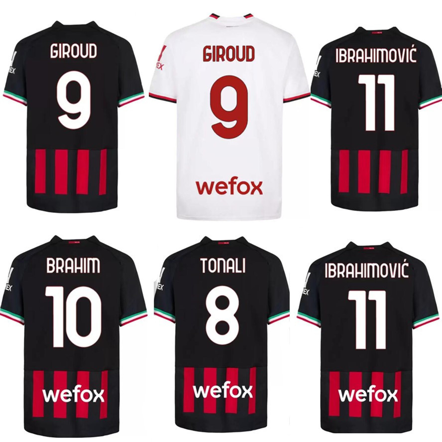 AC 22 23 S-4XL GIROUD soccer jersey IBRAHIMOVIC KESSIE Milanes football shirt 2022 2023 TONALI REBIC Camiseta de futbol THEO BRAHIM R.LEAO LAZETIC FLORENZI
AC 22 23 S-4XL GIROUD soccer jersey IBRAHIMOVIC KESSIE Milanes football shirt 2022 2023 TONALI REBIC Camiseta de futbol THEO BRAHIM R.LEAO LAZETIC FLORENZI