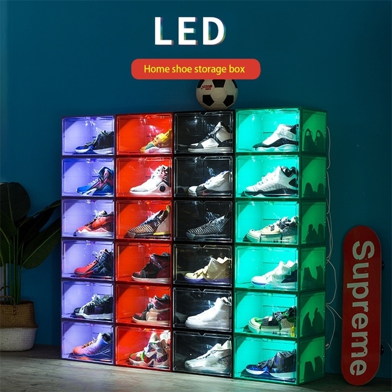 Product Acrylic Shoe Box With Lights Led AJ Sneaker Storage Plastic With Voice Control 220818
Product Acrylic Shoe Box With Lights Led AJ Sneaker Storage Plastic With Voice Control 220818