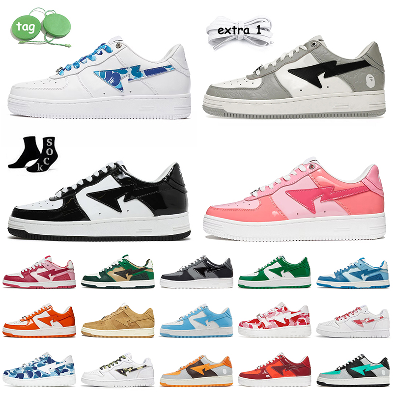 Fashion Designer Bapestas Baped SK8 Sta Casual Shoes Women Mens SK8 2022 Patent Leather Black White Color ABC Camo Combo Pink Grey Platform Sneakers trainers 36-45, D24 abc camo 20th anniversary pink 36-45
Fashion Designer Bapestas Baped SK8 Sta Casual Shoes Women Mens SK8 2022 Patent Leather Black White Color ABC Camo Combo Pink Grey Platform Sneakers trainers 36-45, D24 abc camo 20th anniversary pink 36-45